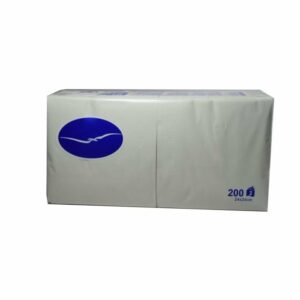 Salvetes 24cm 3-k. baltas 200gab