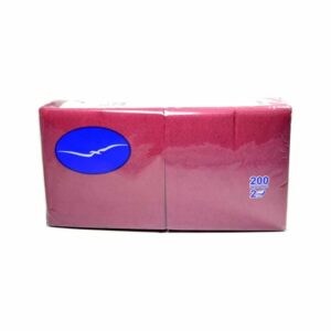 Salvetes 24cm 2-k. bordo 200gab
