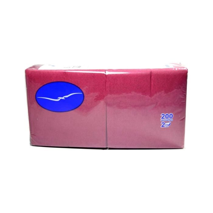 Salvetes 24cm 2-k. bordo 200gab