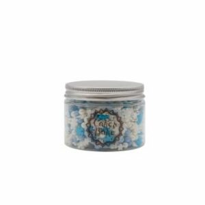 Dekori cukura MIX balti/zili 90g CAKE&BAKE