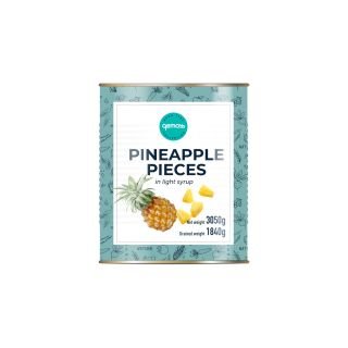 Ananasu gabaliņi sīrupā 3050g/1840g COLLECTION
