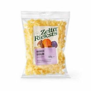 Ananasu gabaliņi iecukuroti 8-10mm 500g