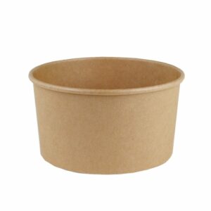 Bļoda salātiem ø18.5cm, h-7cm 1300ml KRAFT 50gab vāki KG-PET-185
