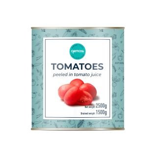Tomāti mizoti tomātu sulā 2500g/1500g COLLECTION