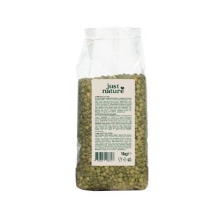 Zirņi zaļie šķelti 1kg JUST NATURE