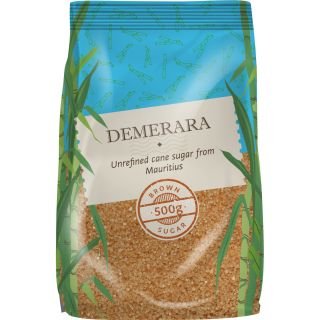 Cukurs brūnais Demerara 500g