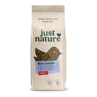 Lēcas sarkanās nelobītas 500g JUST NATURE