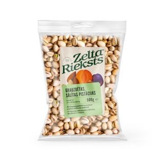 Pistācijas dabīgi atvērušās, grauzdētas, sālītas 500g