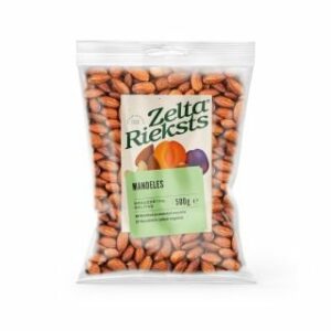 Mandeles grauzdētas, sālītas 500g