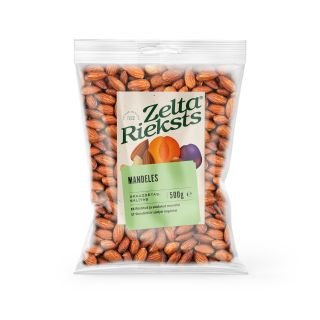 Mandeles grauzdētas, sālītas 500g