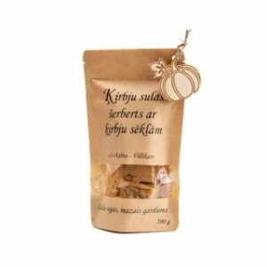 Ķirbju sulas šerberts ar ķirbju sēklām 200g