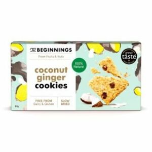 Kokosriekstu ingvera cepumi 80g