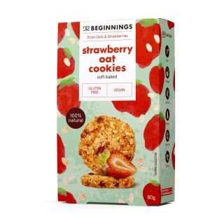 Zemeņu auzu cepumi 80g