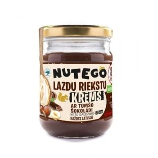 Lazdu riekstu krēms ar tumšo šokolādi 250g NUTEGO