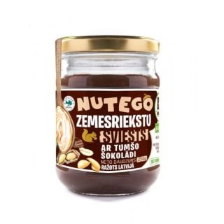 Zemesriekstu krēms ar tumšo šokolādi 250g NUTEGO