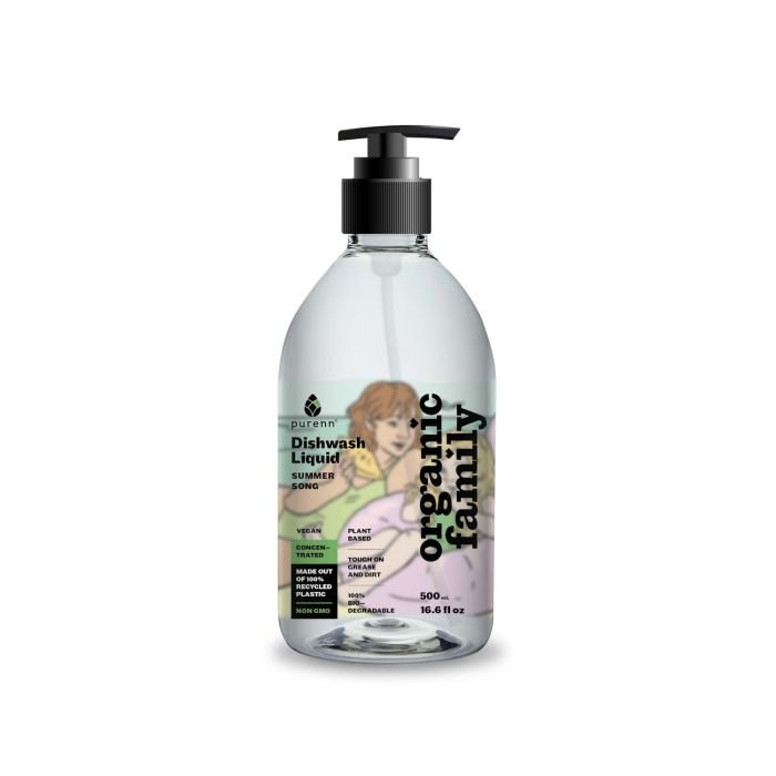 Trauku mazg.līdzeklis Summer Song ar laimas ēterisko eļļu, melleņu ekstraktu 500ml ECO