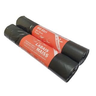Atkritumu maisi 60l 10gb 60x78cm aizvelkami (33 mic)