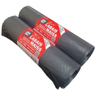 Atkritumu maisi 250l 5gb 100x125cm īpaši izturīgi (60 mikroni)