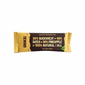 Batoniņš diedzētu griķu - ananasu 35g BIO