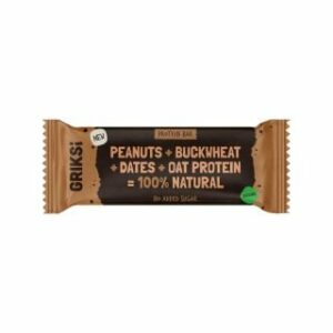 Batoniņš diedzētu griķu proteīna - zemesriekstu 35g BIO