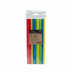 Salmiņi papīra ø8mm h-25cm 12gb krāsaini MIX