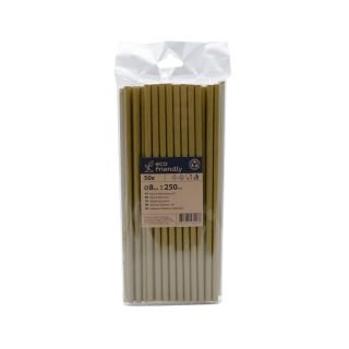Salmiņi papīra ø8mm h-25cm 50gb brūni CRAFT