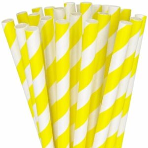 Salmiņi papīra ø8mm h-24cm 250gb dzelteni/balti