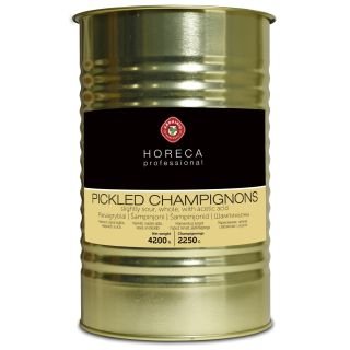 Šampinjoni marinēti 4200g/2250g