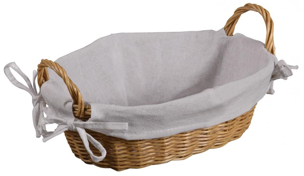 MAIZES UN AUGĻU GROZS AR ROKTURIEM 32x23x10CM, PLASTMASA/TEKSTILS, Kesper
