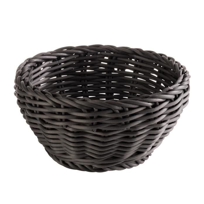 Groziņš ø 16cm, h -8cm, melns
