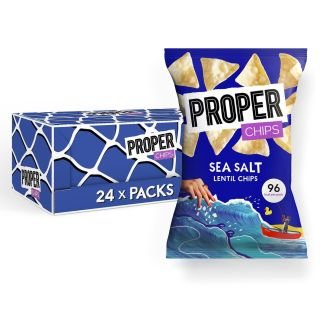 Lēcu čipsi ar jūras sāli 20g