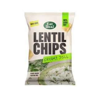 Lēcu čipsi ar diļļu garšu 95g