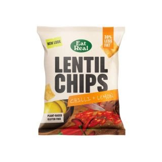 Lēcu čipsi ar čili un citronu 40g
