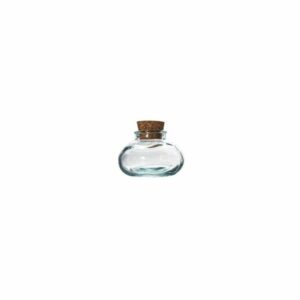 Burka ar vāku CALABAZA h-6cm, ø7cm, 90ml, caurspīdīga