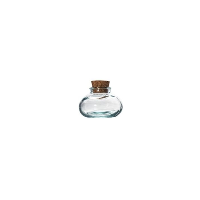 Burka ar vāku CALABAZA h-6cm, ø7cm, 90ml, caurspīdīga