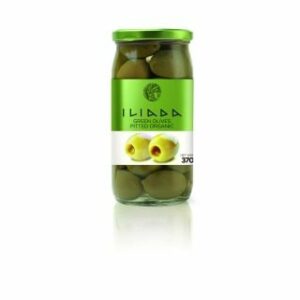 Olīvas zaļās bez kauliņiem BIO 370g/190g ILIADA