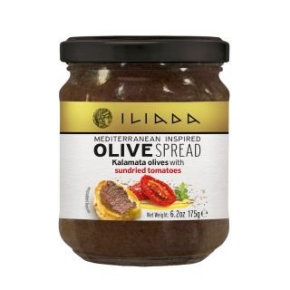 Tapenāde Kalamata olīvu ar saulē kaltētiem tomātiem ILIADA 175g