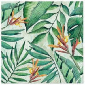 SALVETES 33x33CM, TROPICAL GARDEN, Paw Decor Collection