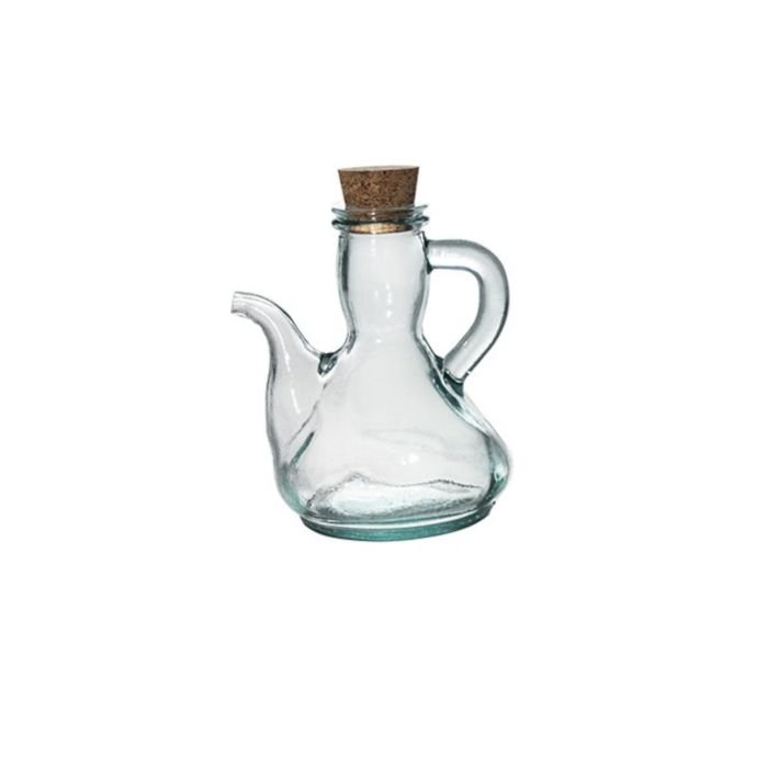 Trauks ar vāku eļļai ALCUZA h-15cm, ø11.5cm, 250ml, caurspīdīga