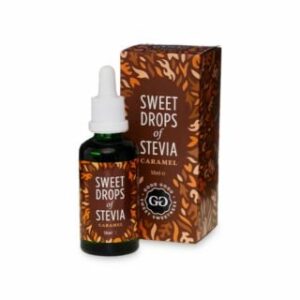 Dabīgs saldinātājs pilienos karameļu Sweet Drops of Stevia 50ml
