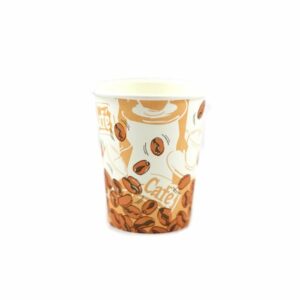 Glāzes v/l papīra 200-250ml COFFEE BEAN 50 gab. (vāki 80mm)
