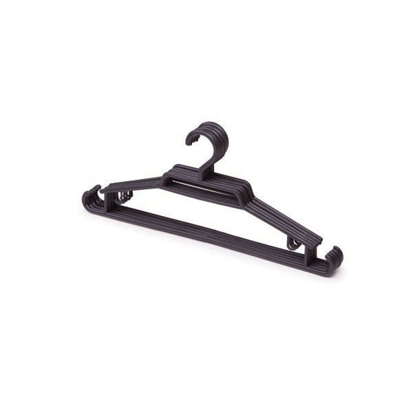 Pakabos rūbams plast. 40*20cm 5vnt 0345