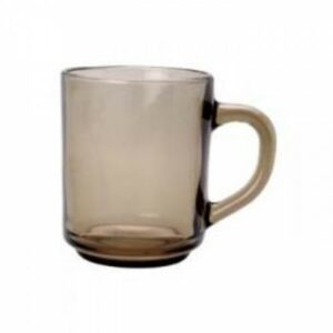 Krūze stikla. 250ml rudas