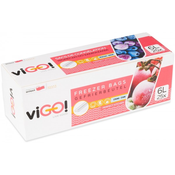 Maišeliai šaldymui 6L 25vnt plėšomi box