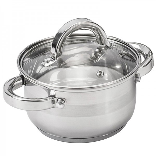 Katls nerūsējošā tēraud ar vāku 14cm 1.2L ROGER