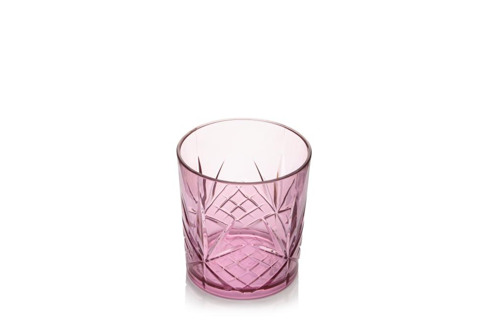 CHARISMA VISKIJA GLĀZE 325ML, PLŪMJU ROZĀ, AKRILS, DEPA