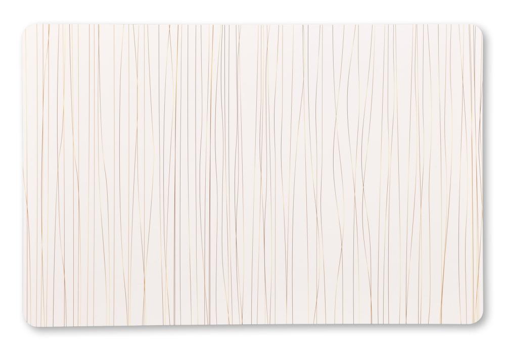 PALIKTNIS 43.5x28CM, BALTS AR ZELTA AR SVĪTRIŅĀM, PP PLASTMASA, Kesper