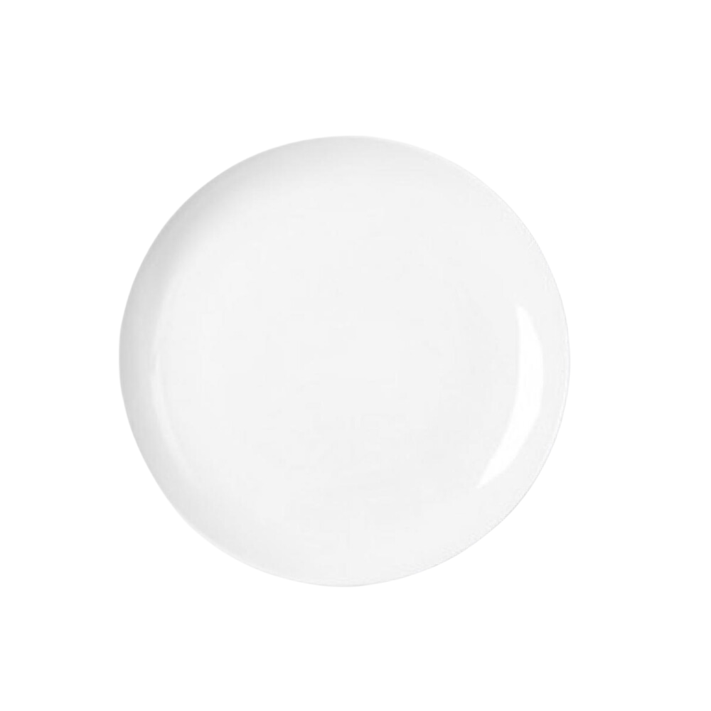 OLIVIA ROLLED RIM DESERTA ŠĶĪVIS 18CM, PORCELĀNS, Wilmax