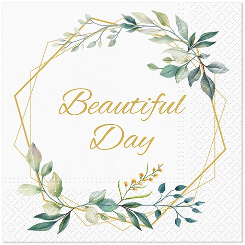 SALVETES 33x33CM, SPECIAL FLOWERS, Paw Decor Collection