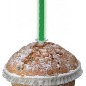 SVECĪTES TORTES 6CM, 10GAB., TUMSĀ SPĪDOŠAS, 0.030 kg / iepak., Pap Star